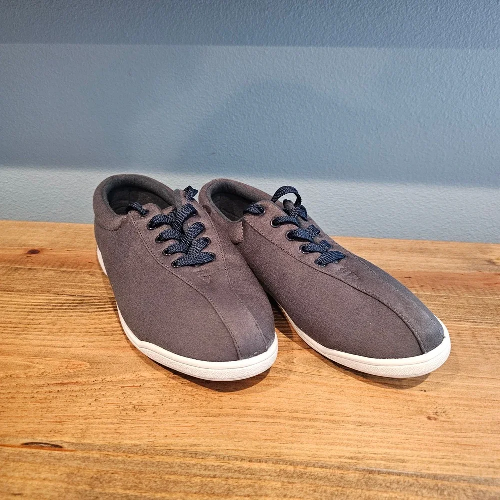 Easy Spirit Women'sAP2 Sneakers Walking Shoes Gray Textile Lace Up 9.5‎ WW